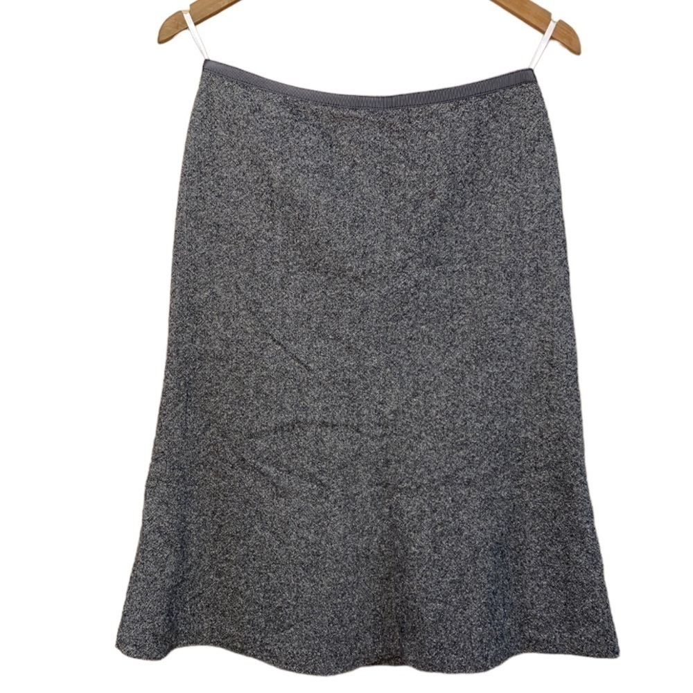 PRIZE Wool Silk Blend Vintage Grey Skirt Size 2